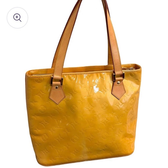 LOUIS VUITTON Yellow Ombre Vernis Houston Tote - Picture 3 of 14